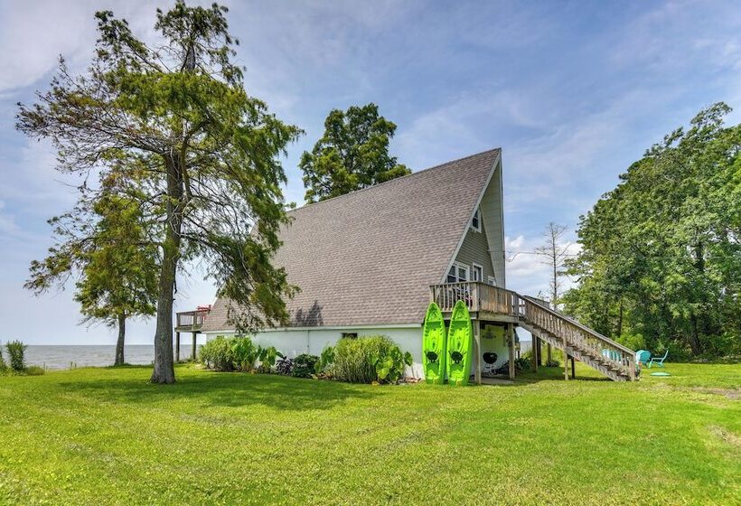 Waterfront Cabin On Albemarle Sound W/ 2 Kayaks!