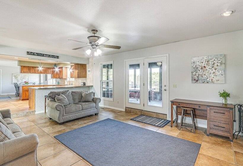 Waterfront Kansas Home W/ Private Fire Pit!