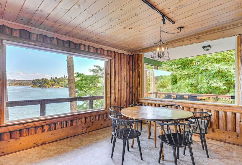 Waterfront Vashon Island Home, Beach Access & View