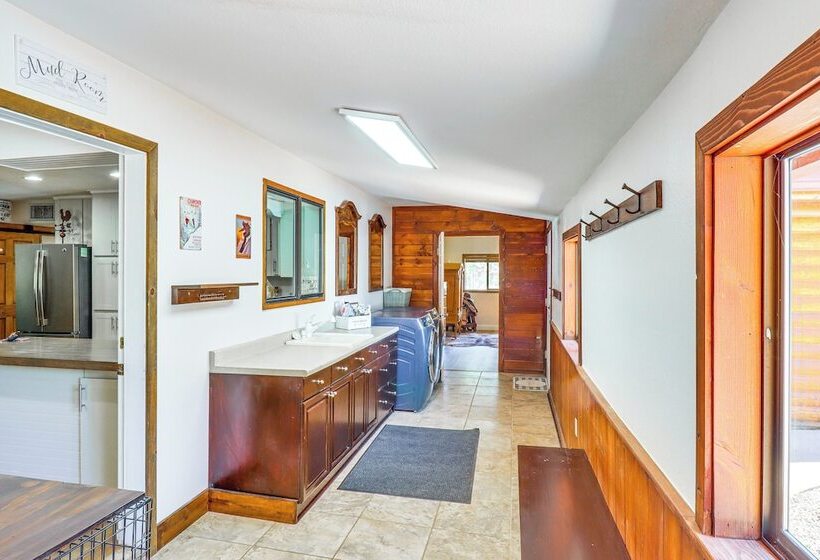 Walk To Rainbow Lake: Cabin W/ Game Room & Yard