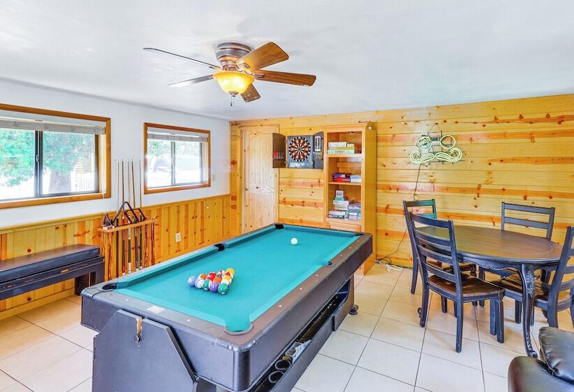 Walk To Rainbow Lake: Cabin W/ Game Room & Yard