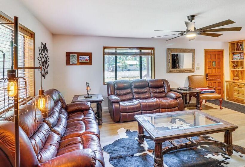 Walk To Rainbow Lake: Cabin W/ Game Room & Yard