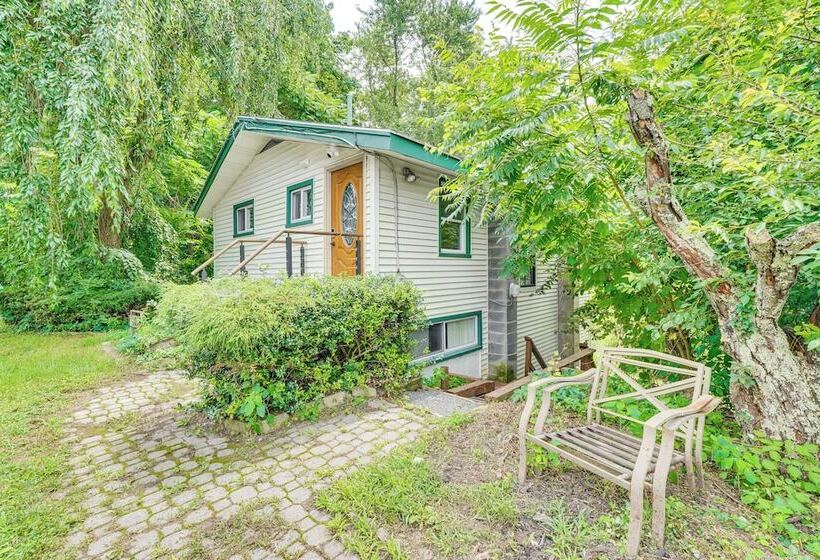 Game Room & Yard: Mid Century Modern Kingston Home