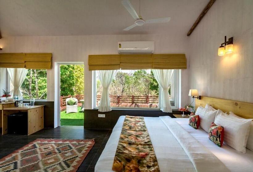 リゾートホテル The Riverwood Forest Retreat Pench