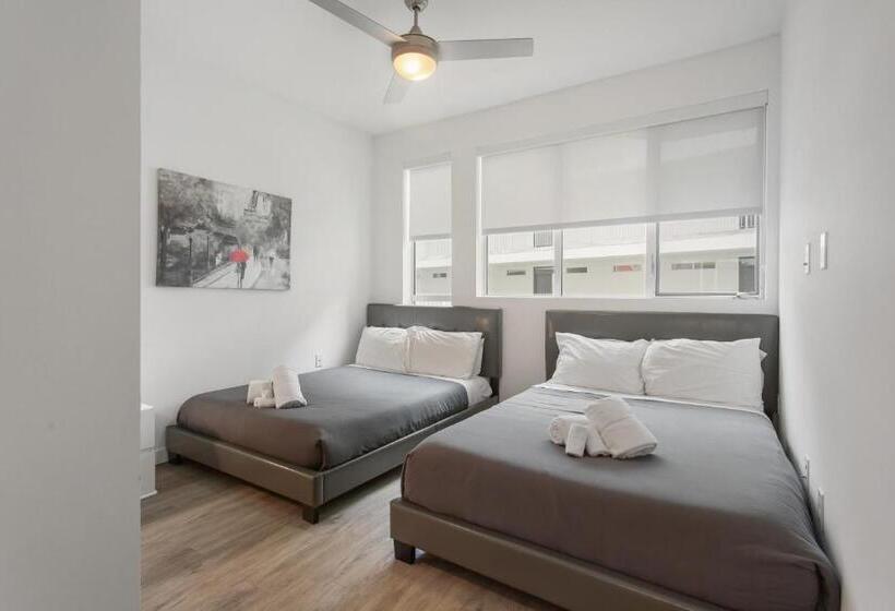 Капсульный Oтель Santa Monica Mid City 2bedroom Pool & Parking