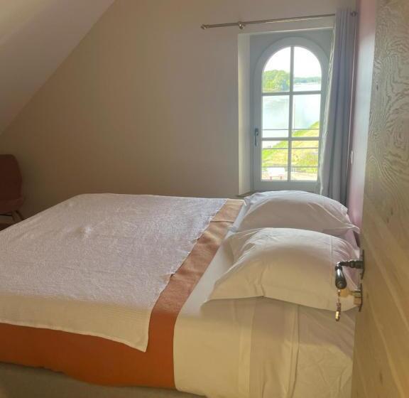 ペンション Chambres Privées Au Dessus Du Restaurant Nuances