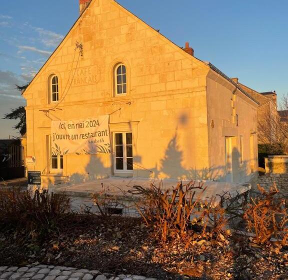 ペンション Chambres Privées Au Dessus Du Restaurant Nuances