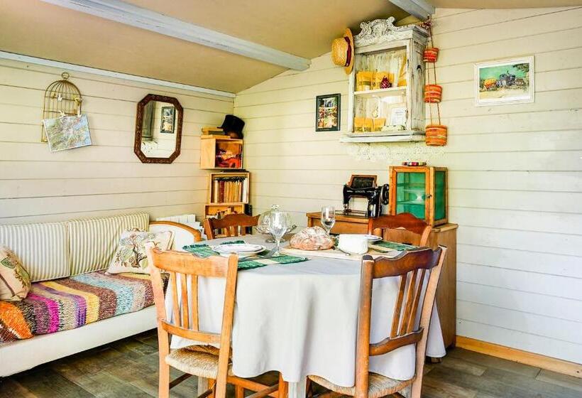 酒店 Roulotte Tout Confort à La Ferme Blandine