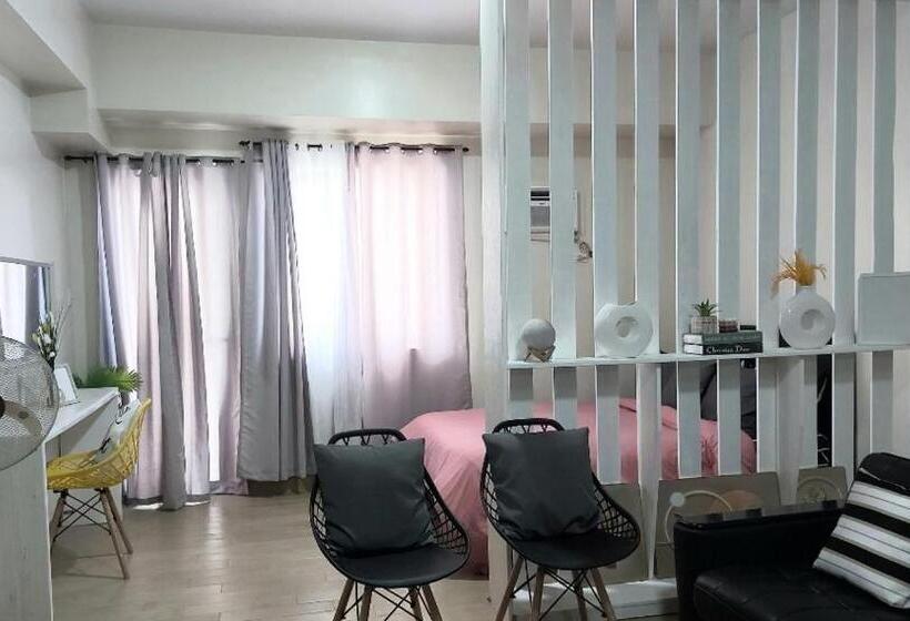 צימר Manhattan Plaza 1 Araneta Cubao Sereene City Bnb