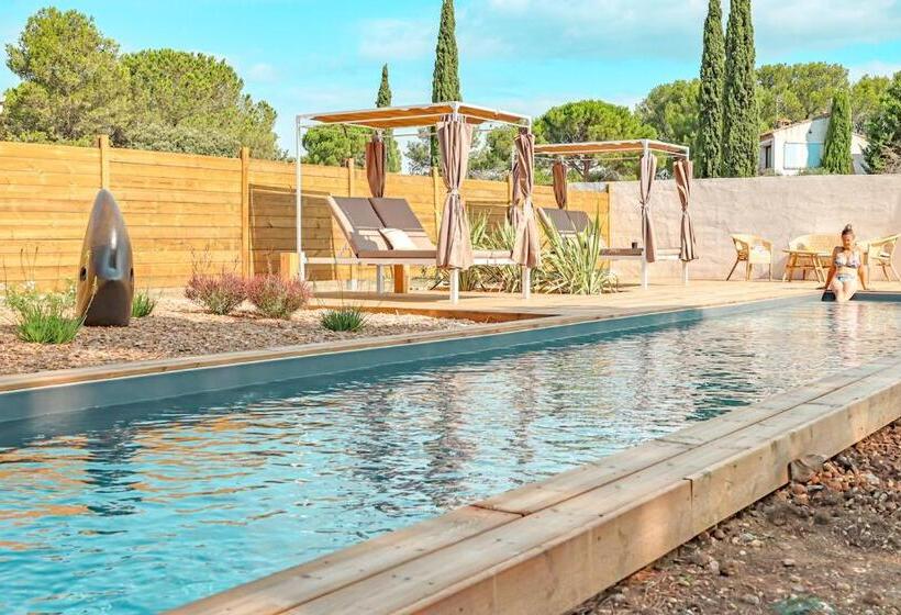 민박 Les Gîtes De Laure   L Eden Romantique, Chambres Hôtes, Spa Privé, Couloir De Nage, Adults Only