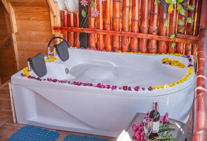 בית מלון כפרי Cabañas Y Glamping Colinas De San Diego