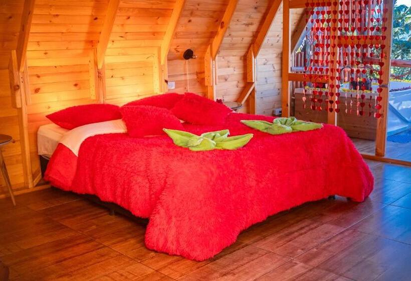 בית מלון כפרי Cabañas Y Glamping Colinas De San Diego
