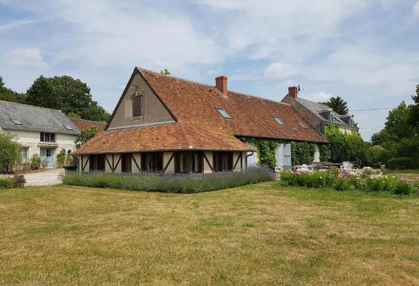 민박 Ferme De Caractère Grande Piscine Pleine Nature Près Des Châteaux