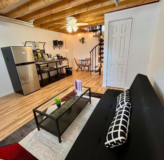 بنسيون Nyc Style Loft W Secret Entrance 6 Mi To Times Sq