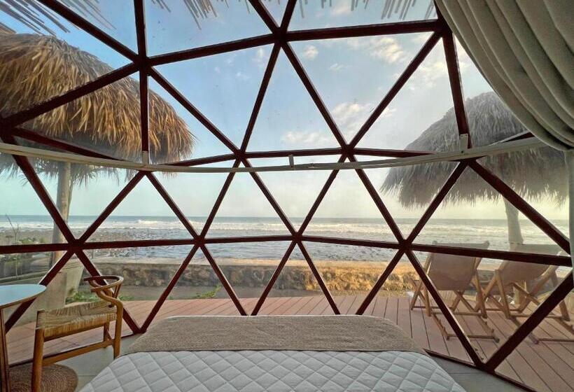 酒店 Almare Zonte   Beachfront Glamping