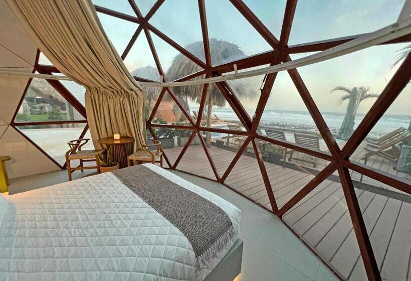 酒店 Almare Zonte   Beachfront Glamping