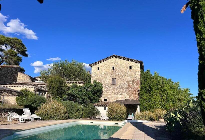 بنسيون Chambre D Hôte Lavande Lit King Size Double Lits Jumeaux Salle De Bain Et Terrasse Privatives