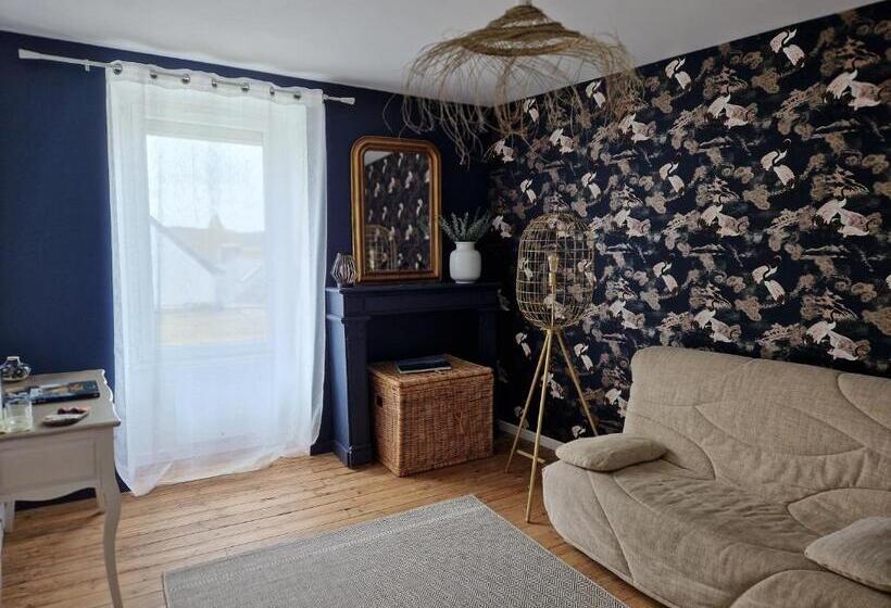 펜션 La Moutonne Des Landes De Lanvaux