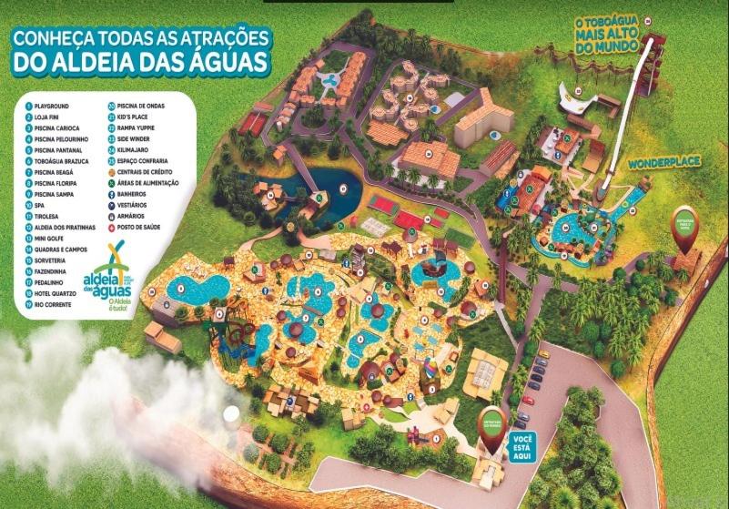 Flat Quartier Aldeia Das águas Park Resort