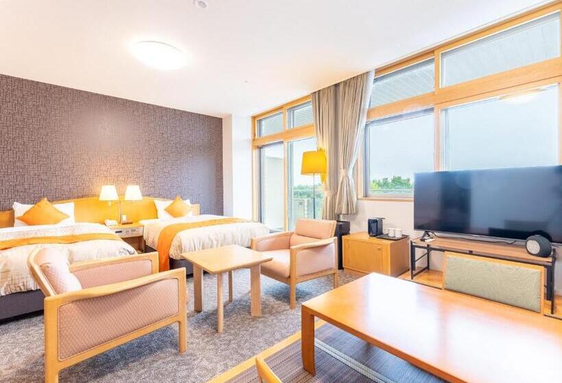 בית מלון כפרי Livemax Resort Upopoi Shiraoi Onsen