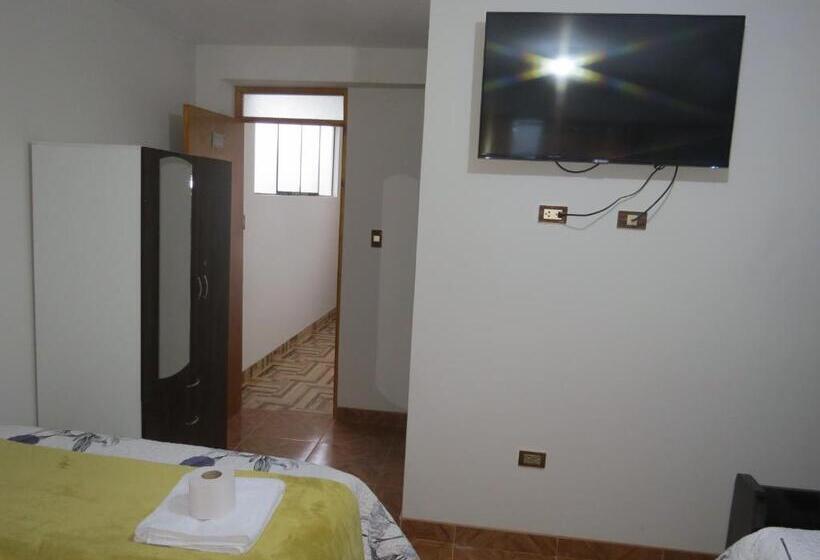 Departamento Hospedaje El Rinconcito Ii 100m2, 3hab, 4baños, Sala, Comedor, Cocina