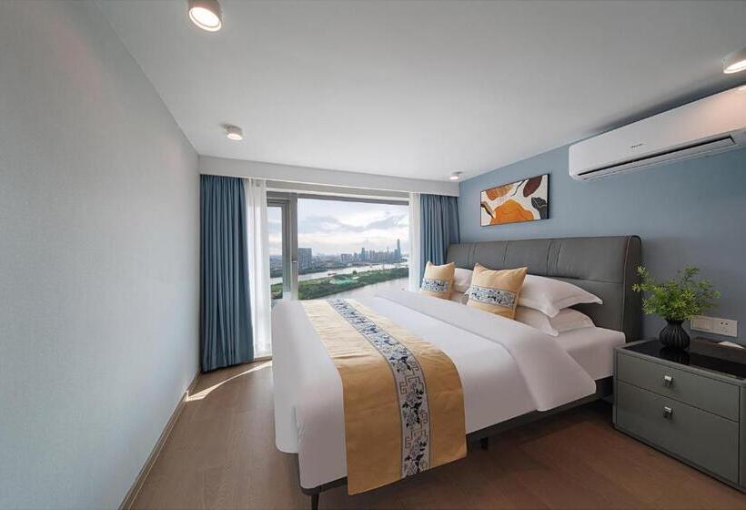 金舍名都国际公寓广州天河金融城三溪地铁站店