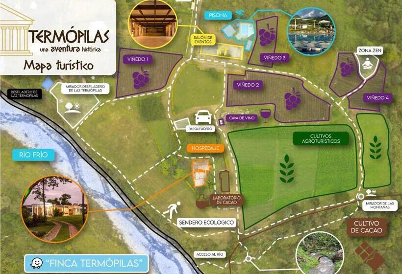 هتل Encantadora Finca Con Viñedos En Rivera Rnt 92367