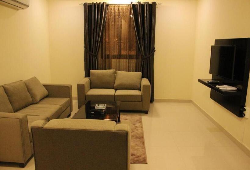 الضوء الخافت للشقق المخدومه