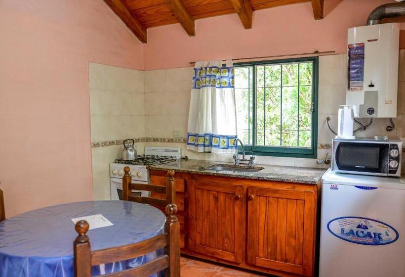 Cabañas Verde Y Blanco