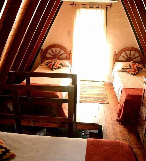 Cabañas Verde Y Blanco