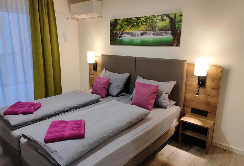 酒店 Gästehaus Stock Zimmer Wasserfall