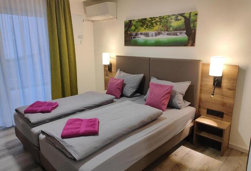 酒店 Gästehaus Stock Zimmer Wasserfall