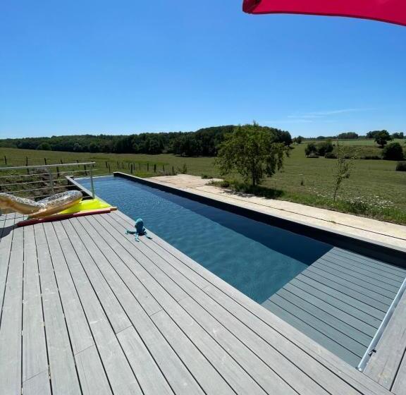 مبيت وإفطار La Ferme Du Bonheur