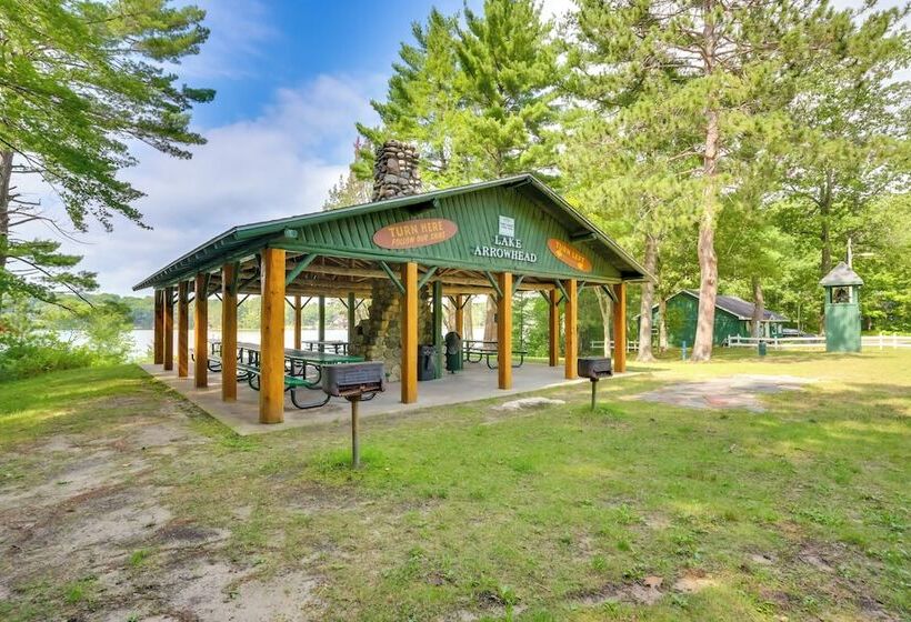 Beachfront Gaylord Home Near Skiing & Snowmobiling