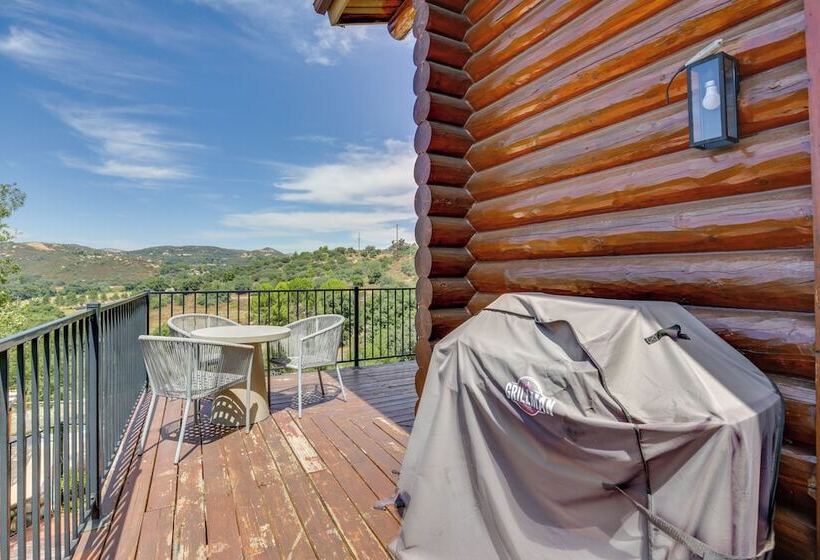 Alpine Log Cabin On 27 Acres W/ Hiking Trails!