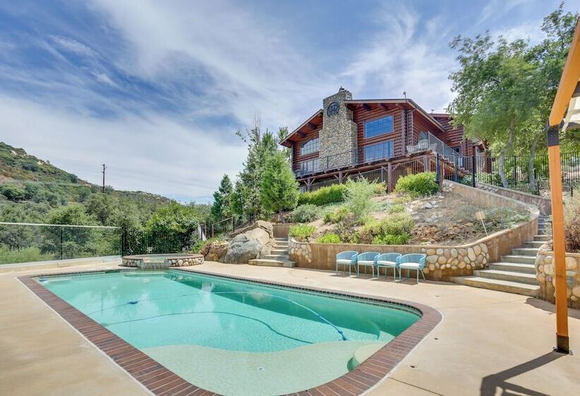 Alpine Log Cabin On 27 Acres W/ Hiking Trails!