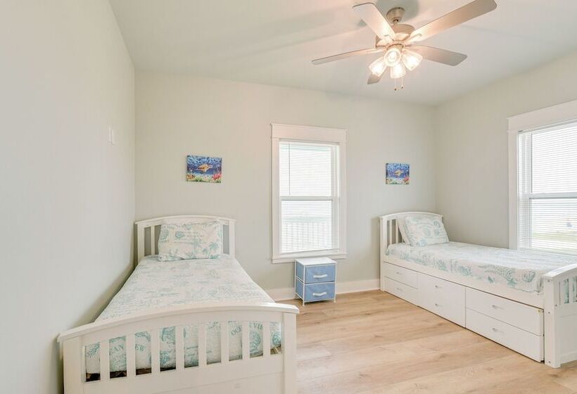 Hot Tub + Bay Views: Beachfront Gilchrist Retreat