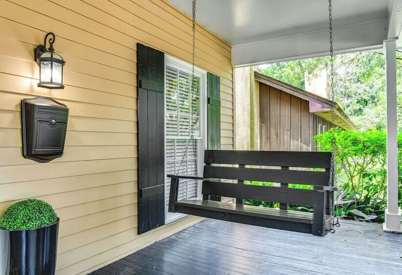 Colorful Baton Rouge Home: Deck, Grill & Fire Pit
