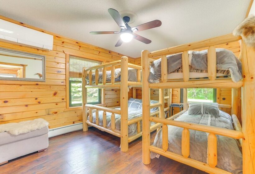 Michigan Cabin W/ On Site Fishing Pond & Deck