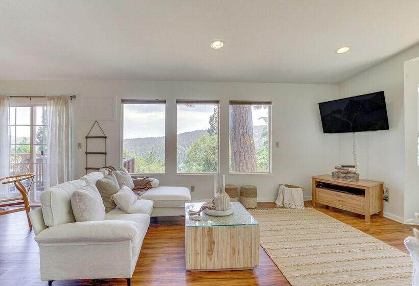 4 Mi To Lake Gregory: Crestline Cabin