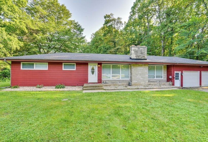 5 Mi To Warren Dunes Secluded Sawyer Home!