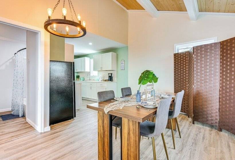 Serene Lakefront Standish Home W/ Fire Pit & Grill