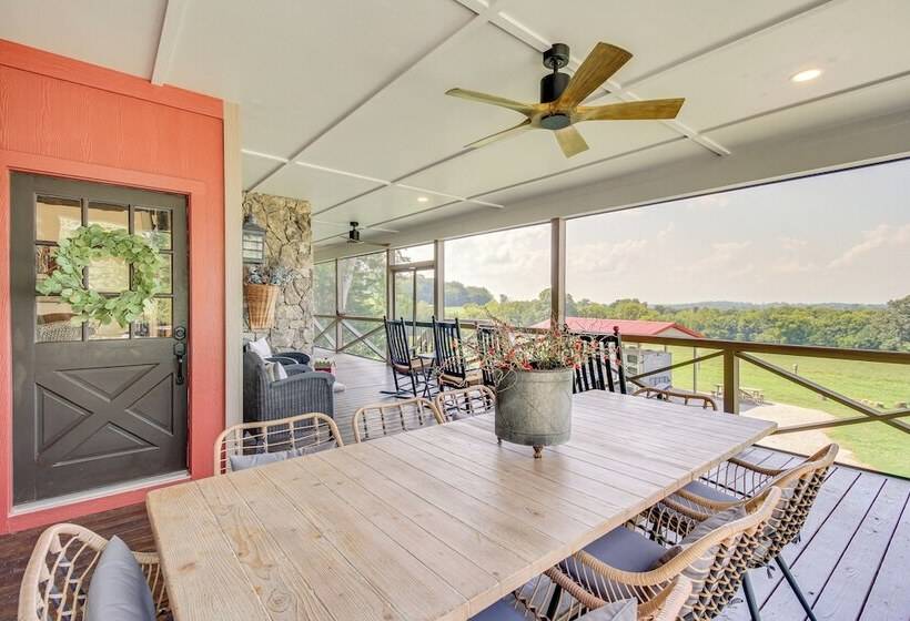 Tennessee Farmhouse Retreat W/ Wraparound Deck!