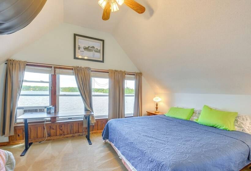 Waterfront Harrisville Home W/ Outdoor Fireplace!