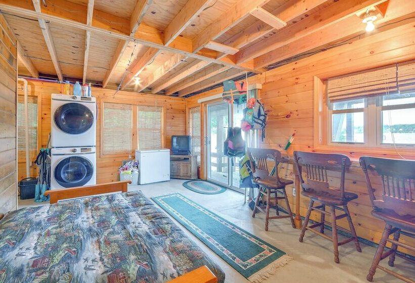 Waterfront Harrisville Home W/ Outdoor Fireplace!