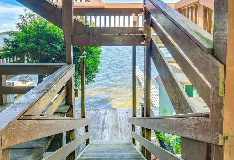 Waterfront Harrisville Home W/ Outdoor Fireplace!
