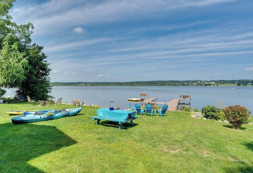 Waterfront Lake Como Home W/ Private Pier!