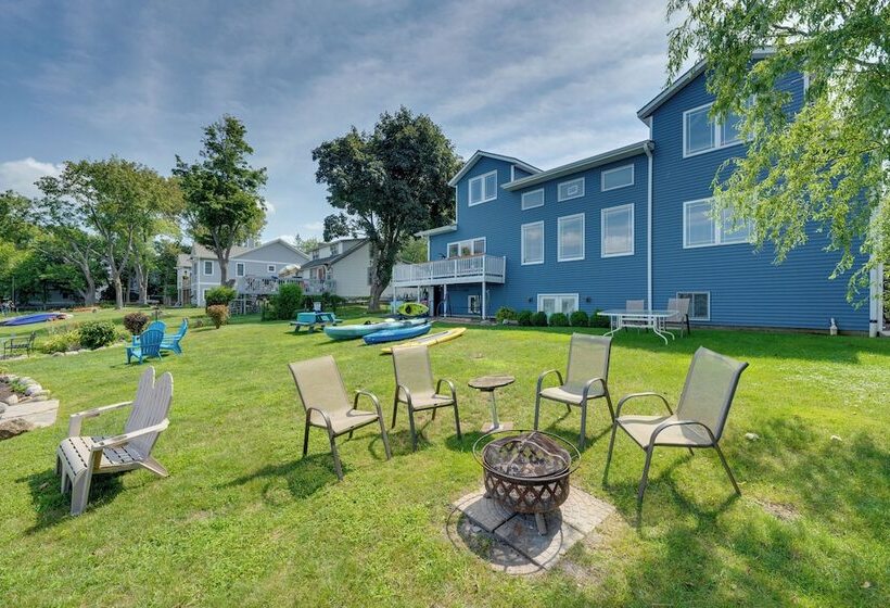 Waterfront Lake Como Home W/ Private Pier!