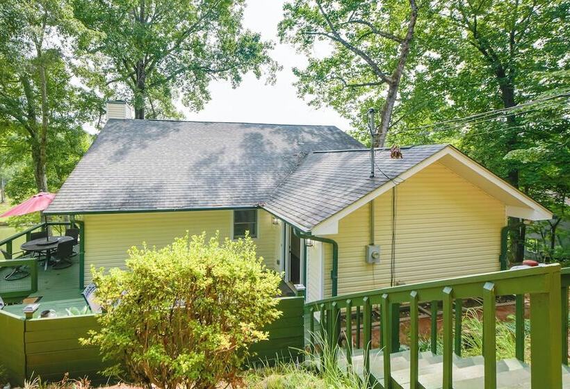 Dock + Fire Pit: Waterfront Lake Martin Retreat!