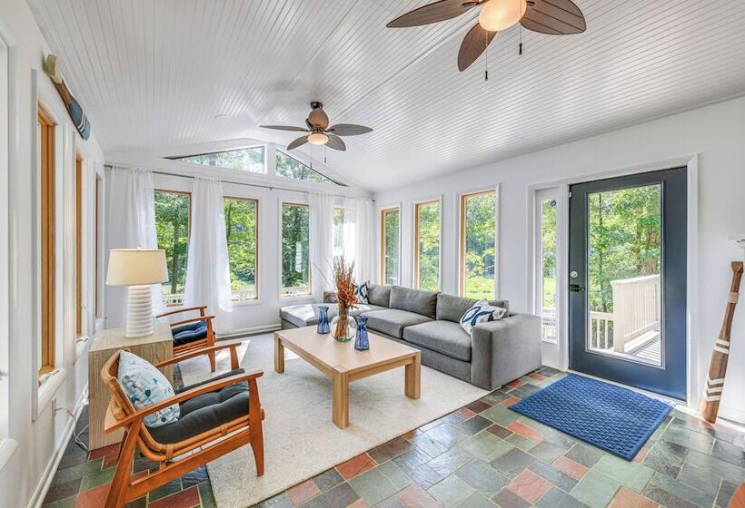 Waterfront Urbanna Home W/ Private Dock & Pool